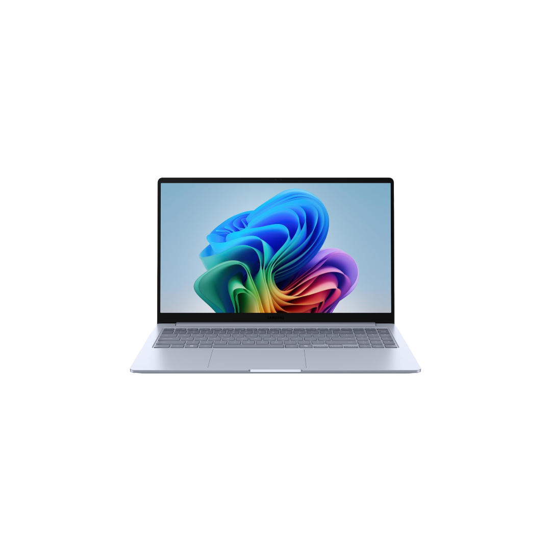 Colorful PC and mobile device sitting on a desk with a cup of coffee and pen